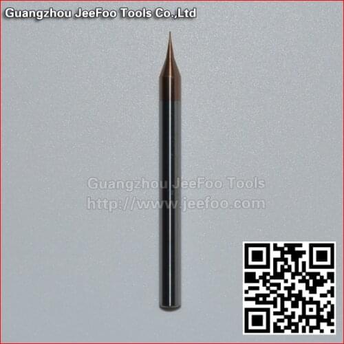 MA-0.3 Tungsten Carbide four flutes micro small spiral blade tools with coating/flat end mill bit with TiAIN coating