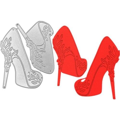 Julyarts High Heel Metal Cutting Dies Stencil For DIY Scrapbooking Photo Album Decorative Embossing DIY Paper Cards