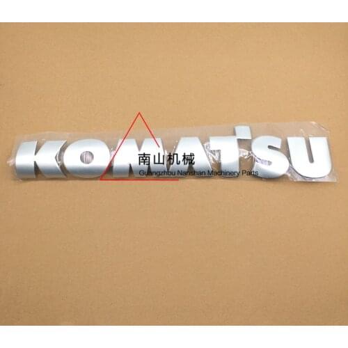 Free shipping for Komatsu PC200 210 220 240-8mo Cab Metal Logo Sticker Aluminum Door Small Sign Excavator