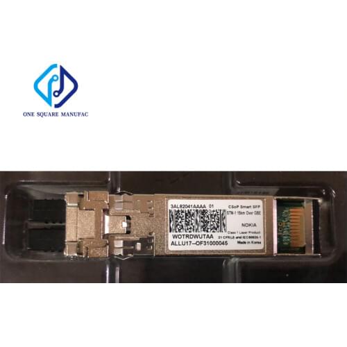 NOKIA 3AL82041AAAA 15KM STM-1 CSOP SMART OVER GBE SFP LC Fiber Optical Module Transceiver