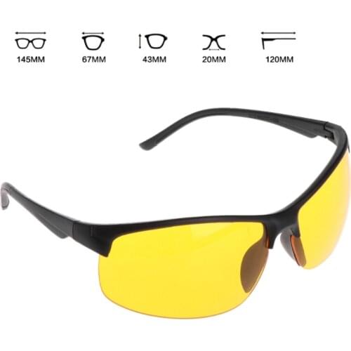 Night Vision Glasses Fishing Cycling Outdoor Sunglasses Protection Unisex UV400 RXBC