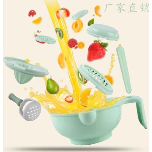 Toddler Manual Juicer Food Conditioner Grinding Machine For Newborns Baby Food Supplement Tools Infant Complementary Processor