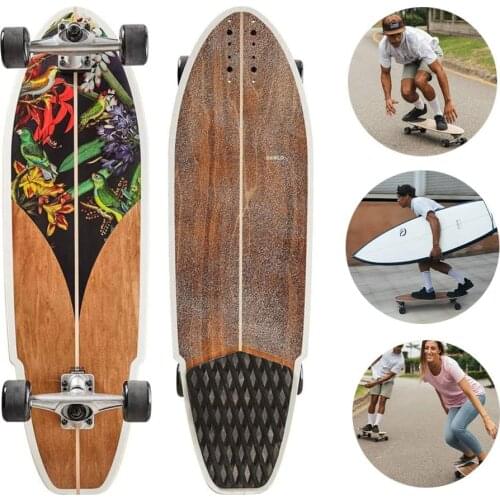 Skateboard 32", Professional Land Surfboard, Surfing Skateboard 32X9.8, City Road Land Cruiser,Suitable for Surfing Enthusiasts