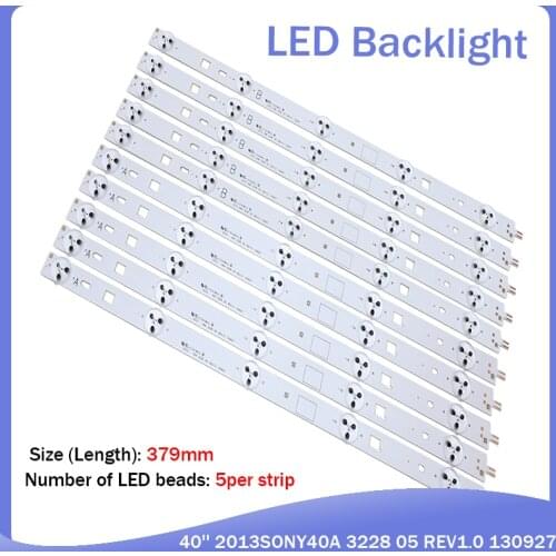 LED Backlight strip For Sony 40" KDL-40RM10B 2013SONY40A 2013SONY40B KDL-40W600B KDL-40R480B KDL-40R450B KDL-40R483B KDL-40R453B