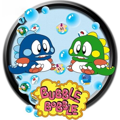 Nostalgia Fun Bubble Bobble Cartoon PVC Car Sticker Fine DIY Decal JDM KK Van Bike Offroad Deco Meterial Trunk Scratch-Proof