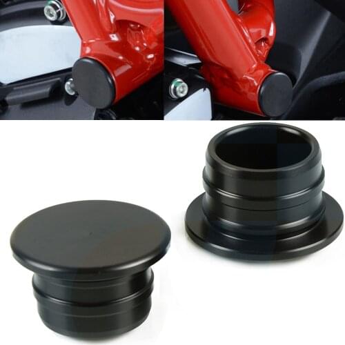Frame Plug Cap Hole Cover For Ducati MONSTER 797 Desert Sled Scrambler Sixty2 Classic 2017 2018 Frame Hole Cover Plug Decoration