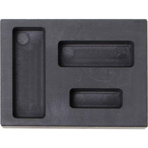 1.75oz Three Graphite Crucible Gold Silver Metal Melting Casting Tool Bar Molds