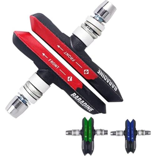 1Pair Bicycle Brake Pads 70mm Mountain Bike V-brake Pads Shoes Blocks Rubber Friction Rim Brake MTB Cycling Brake Pad Accessory