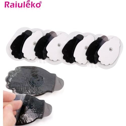 10/20Pcs Self-adhesive Massage Pad Patch Gel Relaxation Massager Electric Muscle Stimulator Tens Electrodes Adhesive Electrodes
