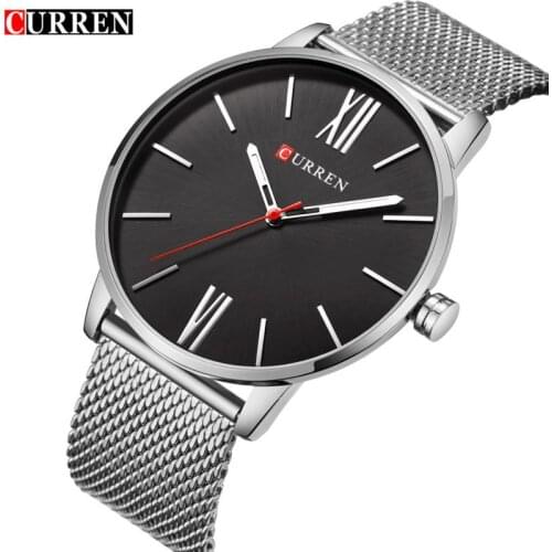 Curren Classic Design Business Mens Wristwatch Fashion Casual Quartz Male Clock Stainless Steel Band Watches Relogio Masculino
