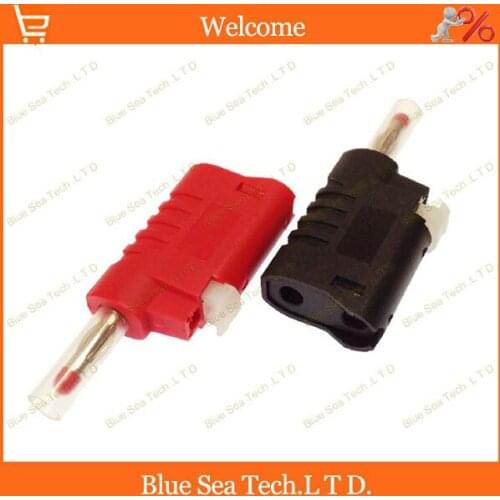 DIY Brass nickel plated+PA 4mm banana plug superposition 4mm quick Plug/socket CATIII 600V /MAX 32A Free Shipping