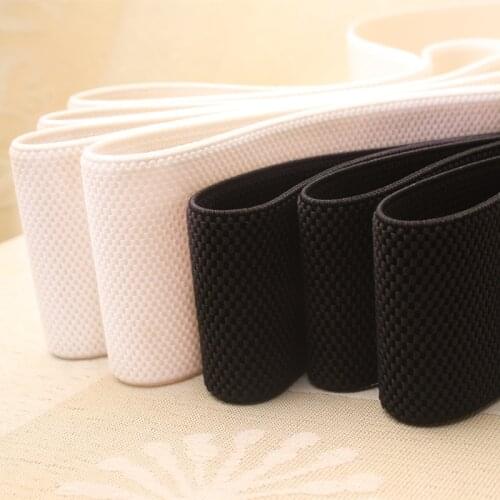 5-7cm Wide Corn Grain Trousers Elastic Ribbon Waistband Thickening Latex Webbing Elastic Band Bags' Sewing Cloth
