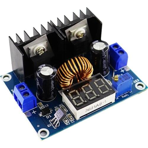 XH-M404 DC 4-40V 8A 200W Voltage Regulator Module Digital PWM Adjustabl DC-DC Step Down Voltage Regulator DC XL4016E1