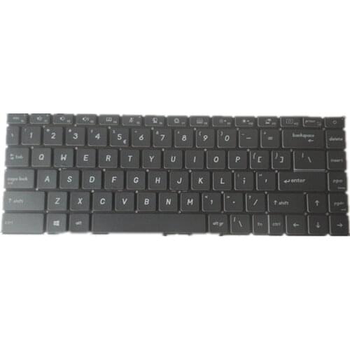 Laptop Keyboard For MSI GS66 GS66VR GE66 GE66VR Black US English Edition With Backlight