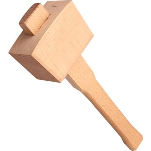 Beech Solid Carpenter Wood Wooden Mallet Hammer Handle Woodworking Tool