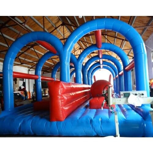 New style inflatable giant amusement park slide with obstacle games customized according to your playground size