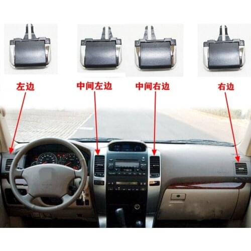 QDAEROHIVE A/C Air Vent Outlet Tab Clip Repair Kit Car accessories 1pcs For Toyota Prado LC120 FJ120 2003-2009 4.0/27