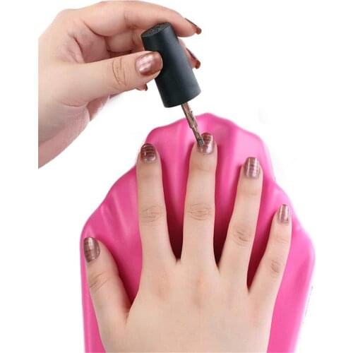 Nail Art Salon Manicure Practice Silicone Pillow Hand Holder Cushion Creative Soft Washable Foldable Mat Pad Salon Accessories