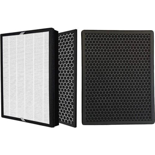 1 Set FY2420/30 FY2422 Activated Carbon HEPA Filter Sheet Replacement Filter & 1 Pcs Active Carbon Replacement Filter