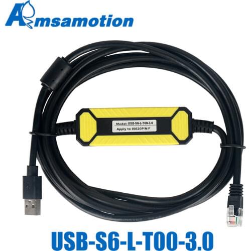 USB-S6-L-T00-3.0 Suitable for Inovance IS620P series servo CN3 port download data cable debugging Electric Wire