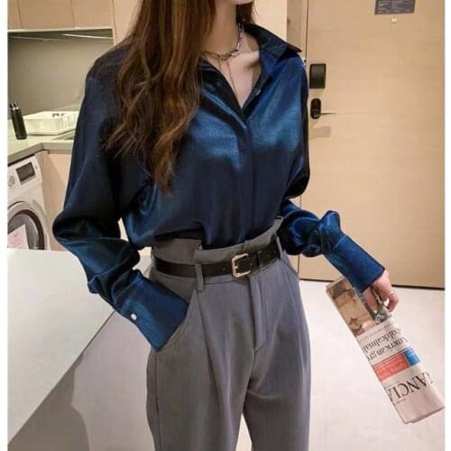 2020 spring summer autumn new women fashion casual chiffon shirt woman female OL blouse women Vq9