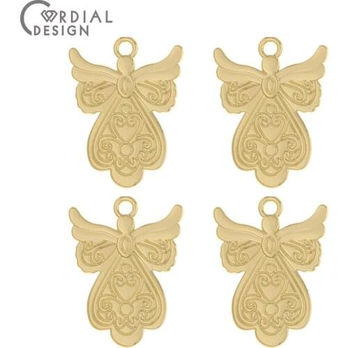 Cordial Design 100Pcs 17*24MM Jewelry Accessories/Irregular Shape/Earrings Pendants/Jewelry Findings Components/DIY/Hand Made