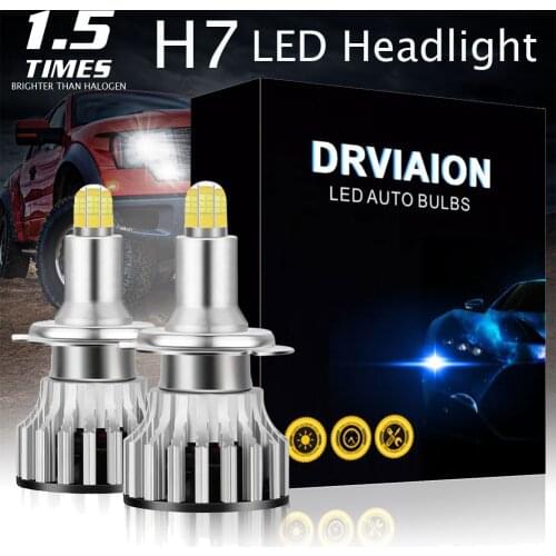 Auto Car LED H7 18000LM 8 Sides 110W 3D Led Headlights Bulbs High Power 360 degree Lamp High Or Low Beam Motorcycle Signal Lamps