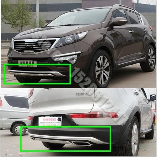 Auto Parts ABS Front Rear bumper cover trim Car Bumper Protector Guard Skid Plate fit for 2011-2017 KIA Sportager Car styling