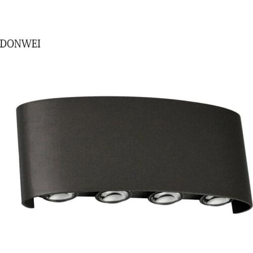 DONWEI Wall Lamp COB Led Aluminum Outdoor Indoor IP55 UP Down Wall light For Yard Corridor Home Stairs Bedroom Bathroom Light
