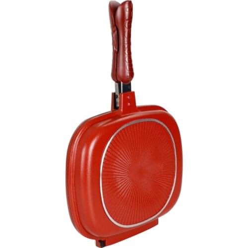 Pot Double Pan Doubel Sided Grill Pan Frying Pan Double Pan Expensive Skillet Grill Pan Baking Tray Wok Pan Frypan Double Faced