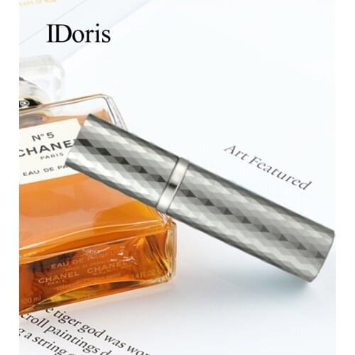 IDoris 5ml Travel Mini Portable Refillable Perfume Atomizer Bottle Perfume bottle For Spray Scent Pump Case Empty Cosmetic Conta