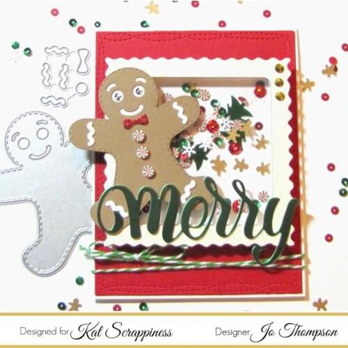 Panalisacraft Christmas Gingerbread Metal Cutting Dies Stencils for DIY Scrapbooking/album Decorative Embossing DIY Paper Cards