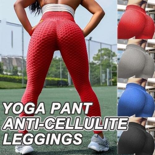 KIWI RATA Butt Lifting Anti Cellulite Sexy Leggings for Women High Waisted Yoga Pants Workout Tummy Control Sport Tights