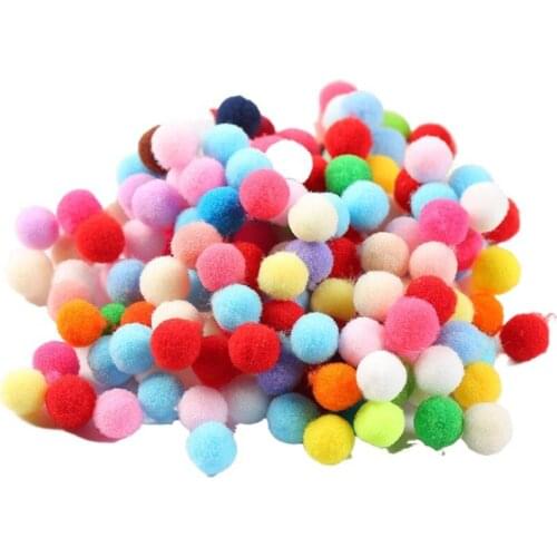 15mm Pompoms Crafts Supplies Ball Baby Shower Gift for Kids DIY Handmade Pom Poms Home Decoration Pompom Wedding Decor Pompones