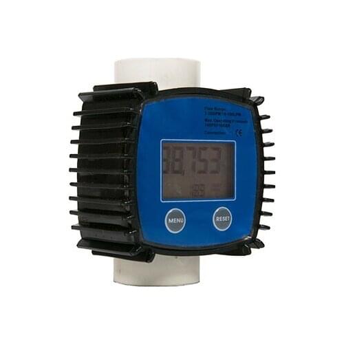 The flow meter K24 12~120 M/min G1 inch PA Nylon Local LCD display Material Liquid fuel oil flow meter