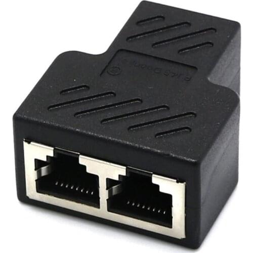 Splitter Ethernet RJ45 Cable Adapter 1 Male To 2/3 Female Port LAN Network Connector Wire Ethernet RJ45 Cable Adapter