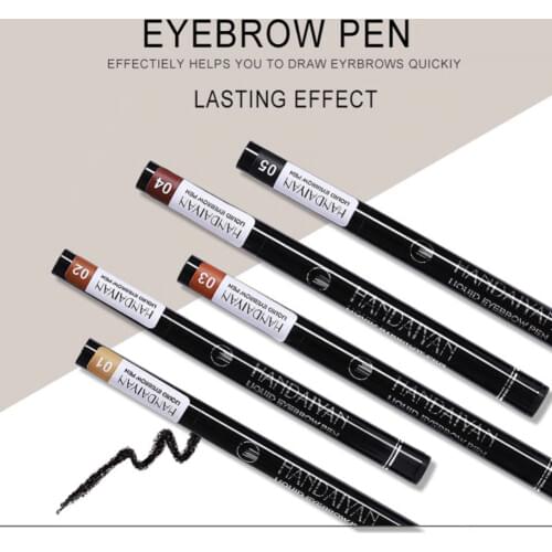 HANDAIYAN Microblading Eyebrow Tattoo Pen Brow Tint Black Brown Color Natural Waterproof Henna Eyebrow Pencil Makeup TSLM2