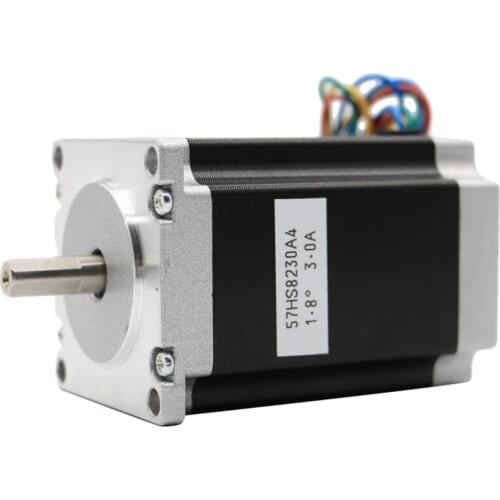 Nema 23 Cnc Stepper Motor 57X82mm 3A 2.2N.315Oz-In Nema23 Cnc Router Engraving Milling Machine 3D Printer