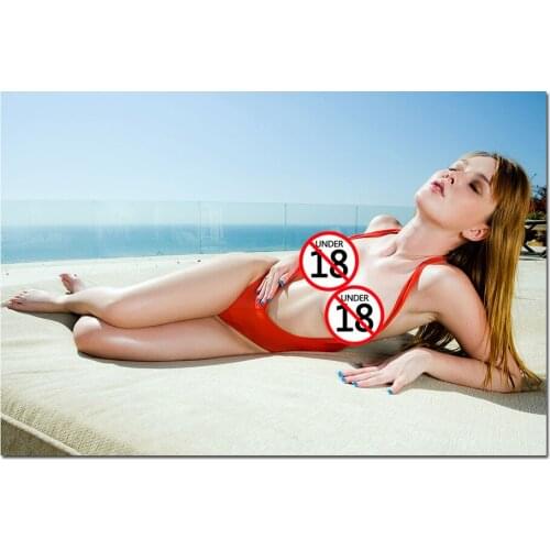 Pretty Girl Hot Model Wallpaper Wall Art Posters Canvas Cloth Fabric Print Painting for Home Decor Picture