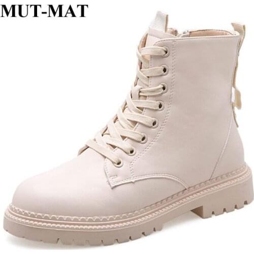 Women boots Martin boots women 2020 new all-match college style single shoes British retro thick-soled motorcycle short boots
