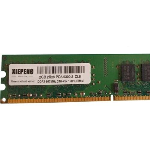 2GB DDR2 800MHz RAM 4GB 2Rx8 PC2-6400U 240p UDIMM 1GB DDR2-667MHz 2G PC2 5300 NON ECC PC2 4200 533 Desktops Memory