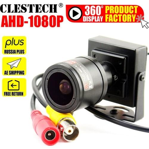 2021New Mini AHD Zoom Camera 2.8mm-12mm Manual focusing Djustable Lens 720p 1080p 2.0mp Metal security surveillance Micro video
