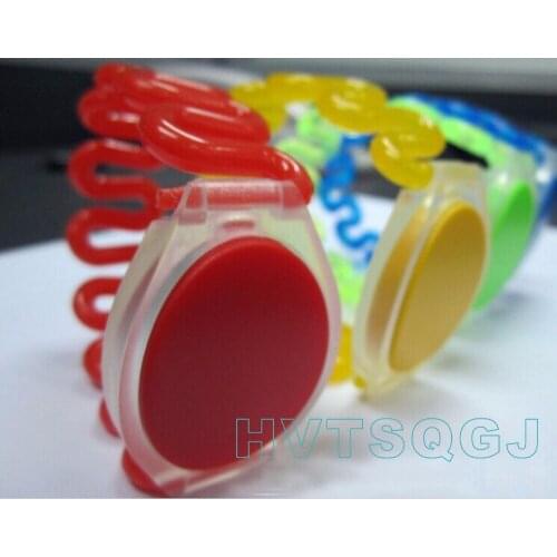 50 pcs/lot) 13.56MHz RFID Silicone Wristband ISO14443A Bracelet Waterproof NFC M1 S50 Card for Access Control*Free Shipping