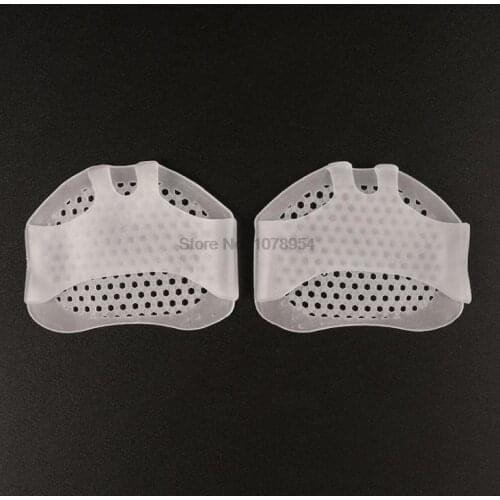 500pairs Silicone Forefoot Metatarsal Pads Pain Relief Orthotics Protector High Heel Elastic Cushion Foot Care