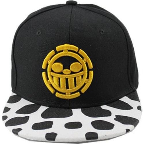 Anime One Piece Hat Baseball Cap Trafalgar Law Hats Cosplay Caps For Women Men Hip Hop Snapback Caps Flat Hat