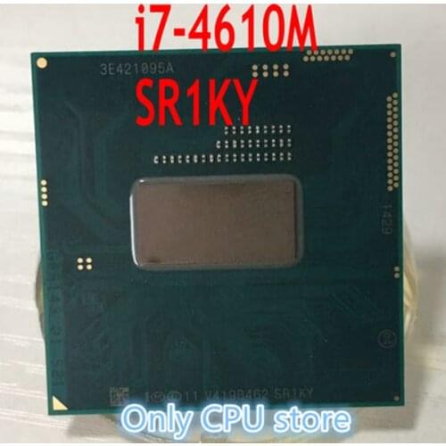 Free shipping Electronic Laptop CPU i7-4610M I7 4610M 3.0G-3.7G/4M SR1KY Official version scrattered pieces