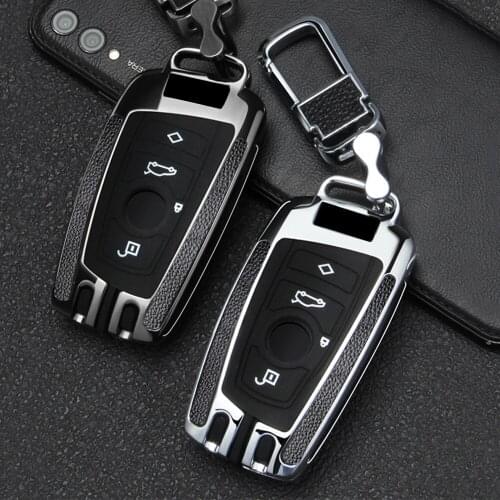 Zinc Alloy Car Key Bag Case Cover Key Holder Chain Shell For BMW E46 E52 E53 E60 E90 F01 F20 F10 F30 F15 X1 X3 X5 X6 Car Styling