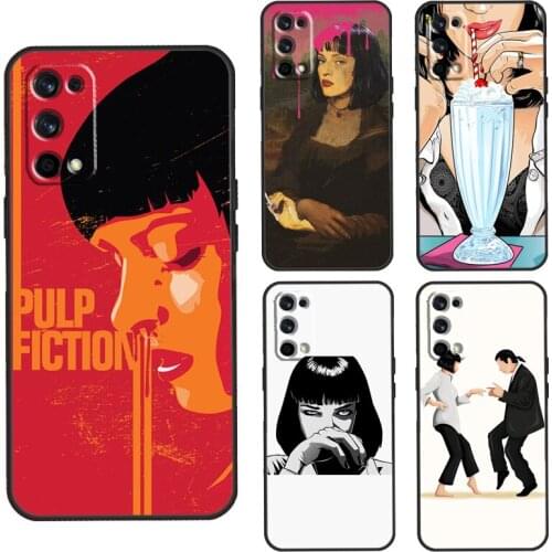 Pulp Fiction Dancing Case For Realme C3 C11 C15 GT Neo Q3 6 7 8 Pro Cover For OnePlus 8 Pro 8T Nord 9 Pro Shell