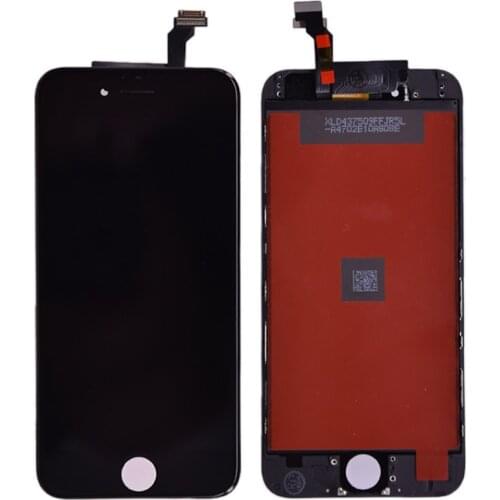 For iPhone 6 LCD 6 Plus LCD Display With Touch Screen Digitizer Assembly Black&White Free Shipping