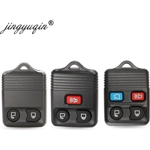 Jingyuqin Replacement Fob Shell 2/3/4 Buttons Remote Key Case For Ford Escape F 150 Explorer 2001 - 2007
